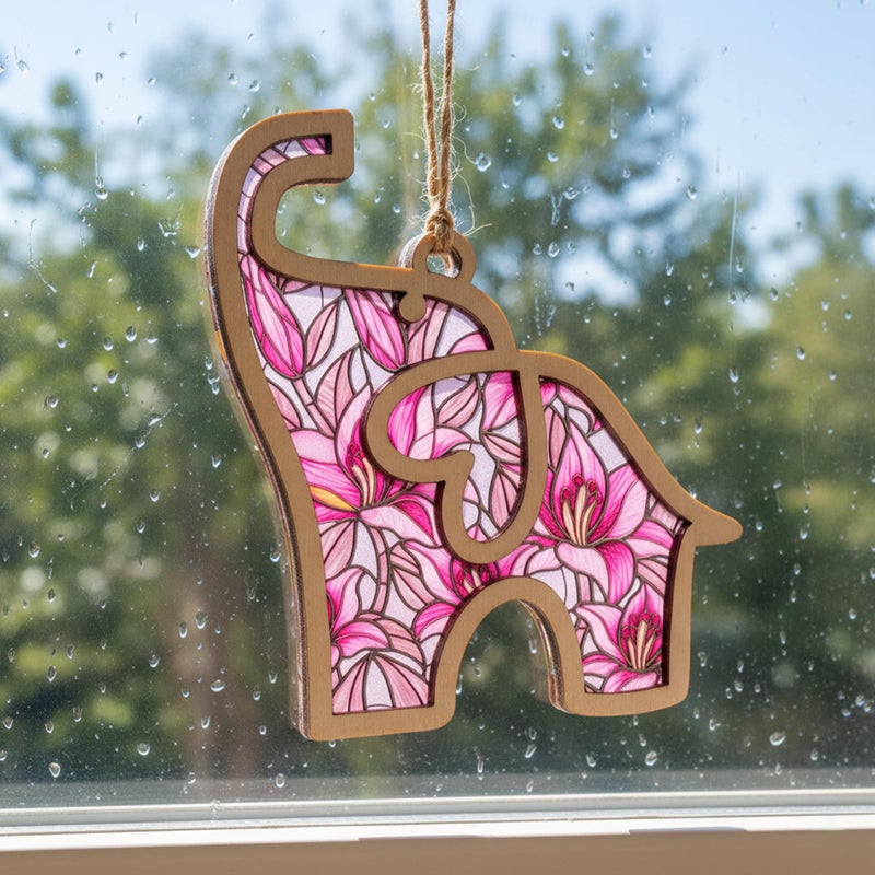 Sensemory Best Friend, Friendship Elephant Ornament, Elephant Gift for Women, Unique Galentines Gifts for Friends, Birthday Valentines Day Gifts for Friends (Pink) - Image 3