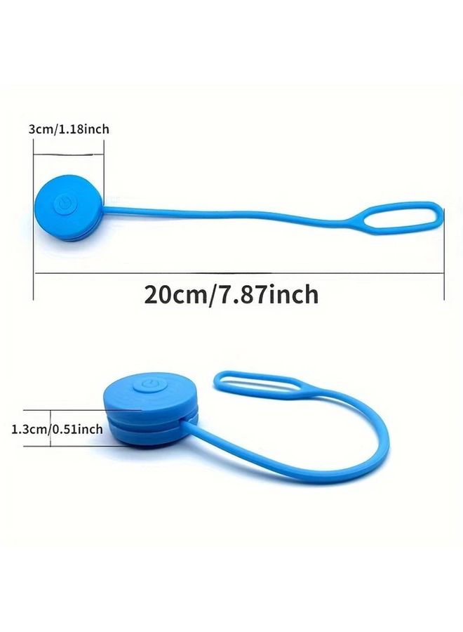 حقيبة ظهر بإضاءة LED زرقاء مع 3 أوضاع محمولة للمشي لمسافات طويلة والتخييم والطوارئ - Image 4