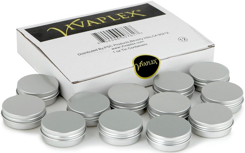 Vivaplex فيفابلكس، 12، علب ألمنيوم سعة 1 أونصة مع أغطية - Image 3