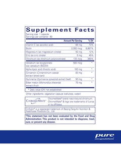 Pure Encapsulations Glucofunction ; Comprehensive Support For Healthy Carbohydrate Metabolism ; 90 Capsules  - Image 3