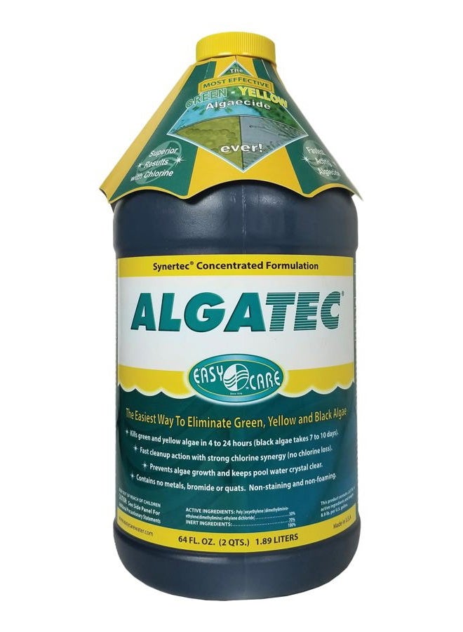 easycare McGrayel Algatec 10064 Super Algaecide for Green, Yellow and Black Algae, 64-Ounce - Image 1