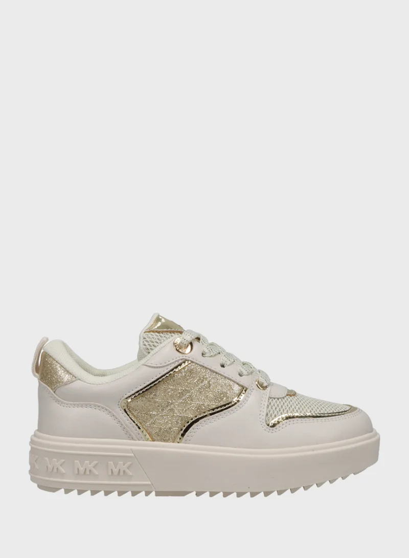 مايكل كورس Kids Emmet Rumi Low Top Sneakers