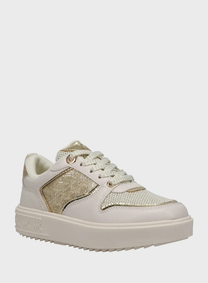 مايكل كورس Kids Emmet Rumi Low Top Sneakers