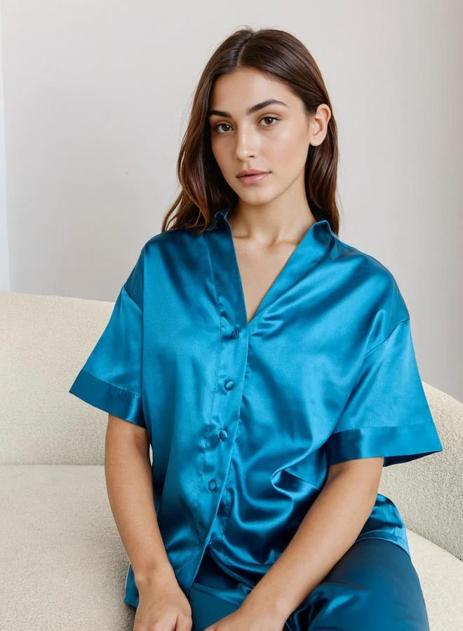 Splash FAV Pyjama Set Button-Down Shirt & Trousers