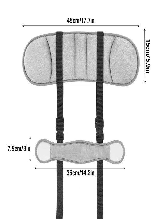 PandaEar Car Seat Toddler Head Support, Adjustable Baby Carseat Head Holder Strap for Car Seat Stroller, Soft Neck Relief Band for Kids Infants Comfortable Travel Sleep - Image 5