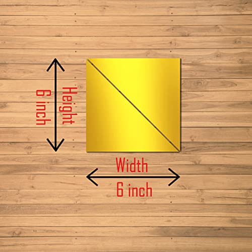 WallDaddy - 16 Triangle Gold Mirror Wall Sticker | 3D Acrylic Mirror Stickers For Wall | Size- (15x7.5) Cm | Decorative Mirror Sticker for Living room | Bedroom | Bathroom | Kitchen Etc. (Pack of -16) - Image 2