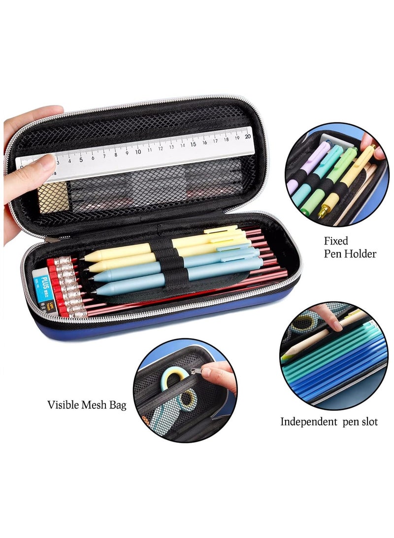 Large Capacity Zipper Pen Case, 3D EVA Cartoon Space Stationery Pen Case, Office College School Large Capacity Pen Case Organizer, Gift for Boys and Girls