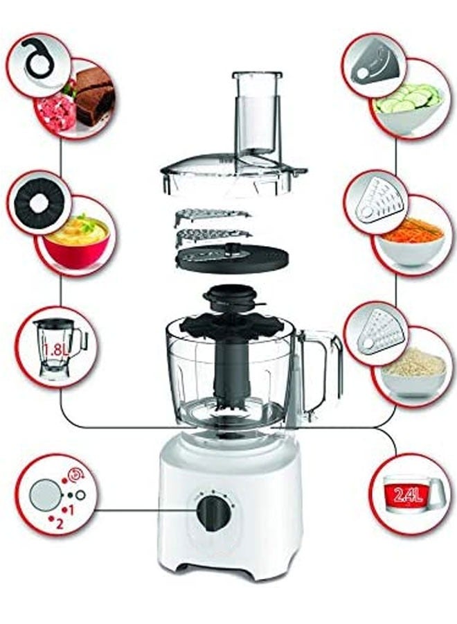 محضر طعام 800واط 25 وظيفة 2.4 لتر - Image 1