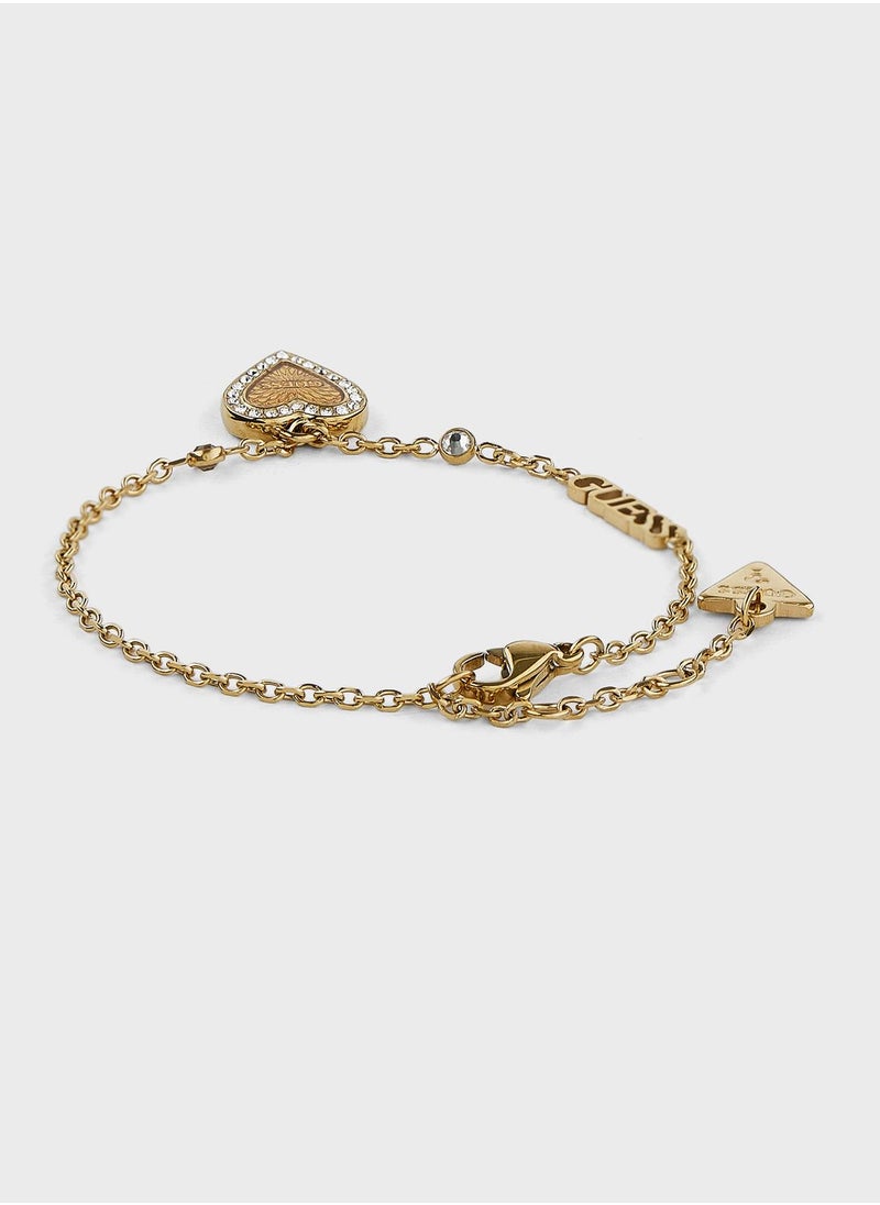 GUESS Single Heart Chain Bracelet  - Image 2