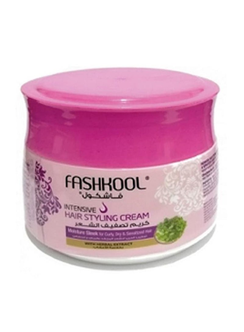 فاشكول نطنزيف كريم تصفيف الشعر بخلاصة الأعشاب، 210 مل - يرطب ويحمي الشعر الجاف والتالف