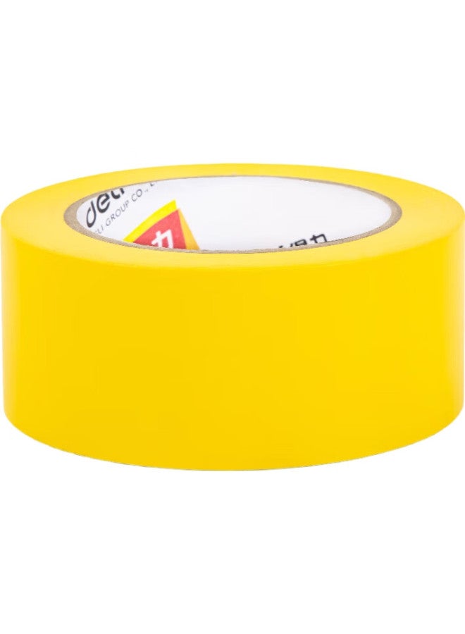 Deli Yellow Safety Warning Tape, Thickened Pvc Wear-Resistant Waterproof Floor Marking Tape, Caution Tape Isolation, 5S Positioning Tape, 48Mm*33M, 1 Roll, 33772 - Image 2