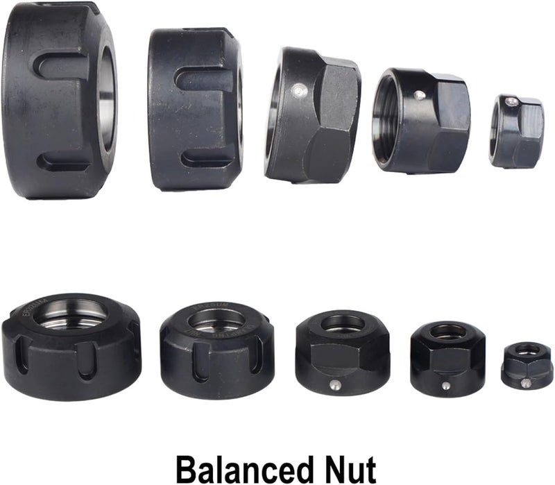 Collet Chuck Tool Holder 1pcs precision Balanced collet nut ER11 ER16 ER20 ER25 ER32 NUT spring collect nut clamping CNC milling engraving machine(ER32-UM-M40x1.5) - Image 3