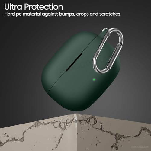 Cocoonkart Soft Silicone Case Cover for Realme Buds T310 | Buds N1 - Green - Image 4
