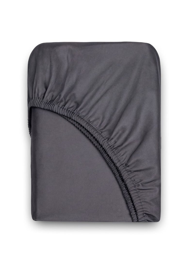 Askona Fitted Sheet 200x200 Askona Home Graphite - Image 3