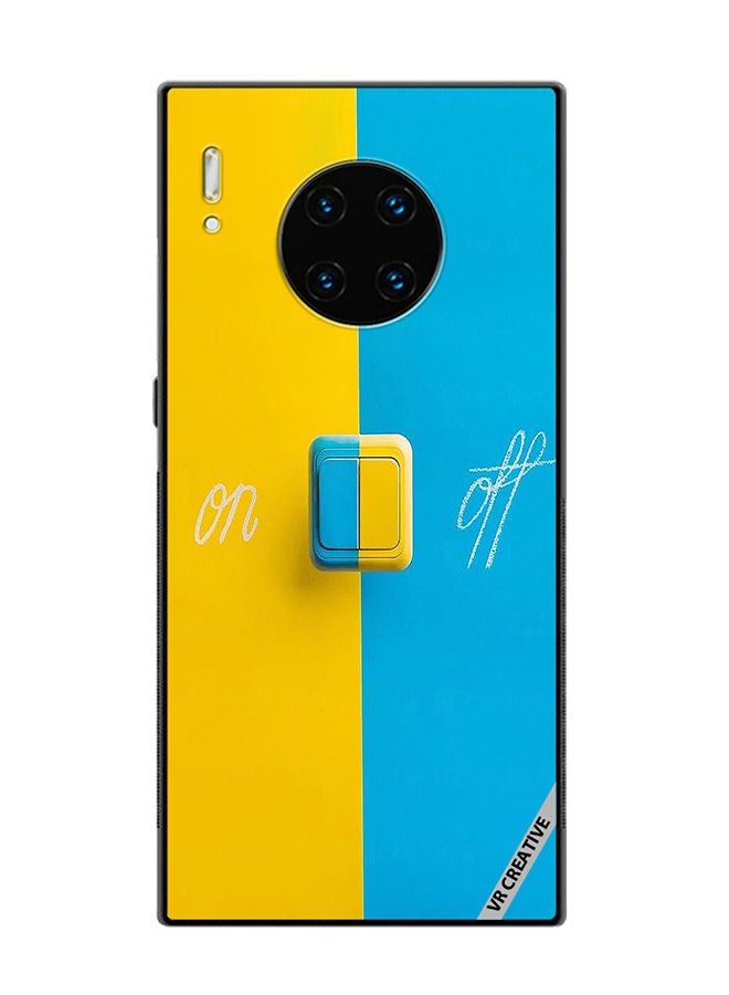 VR CREATIVE Protective Case Cover For Huawei Mate 30 Pro On Off Design Multicolour - Image 1