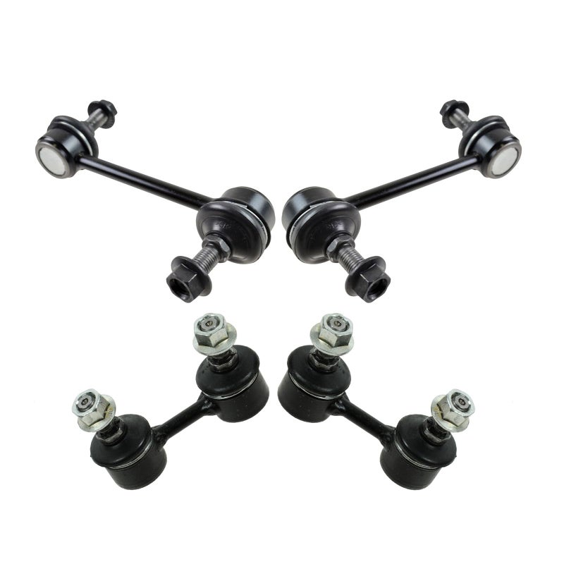 TRQ Sway Bar Stabilizer Link Set Front & Rear Compatible with 95-00 Avenger 95-99 Eclipse 94-98 Galant Sebring 95-98 Talon - Image 1