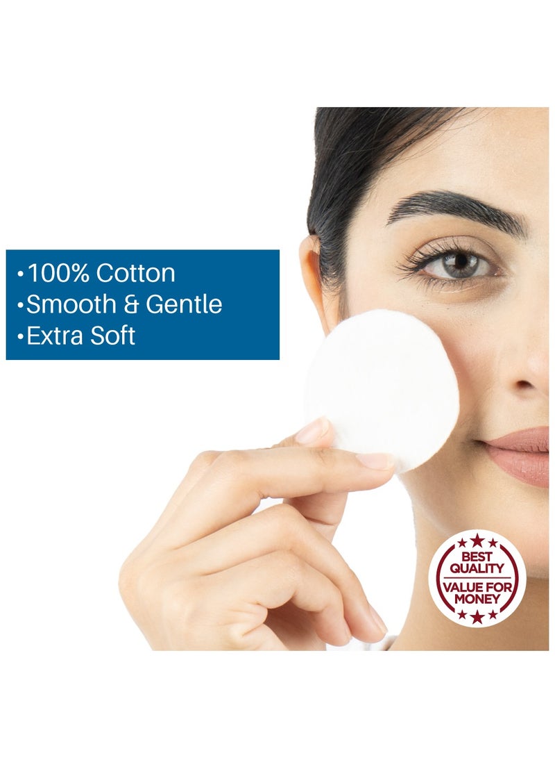 Xcluzive Xcluzive Round Cotton Pads 3 x 80 Pcs - Image 5