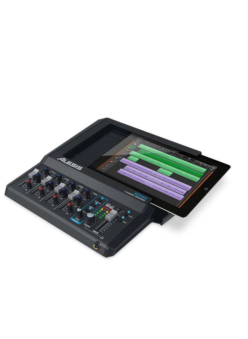 Alesis IO Mix 4-Channel Audio Interface/Mixer for iPad - Image 3