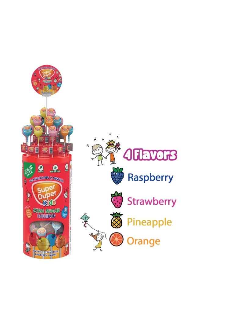 Super Duper Kids 0 Sugar Multivitamin Lollipop 7g - Image 4