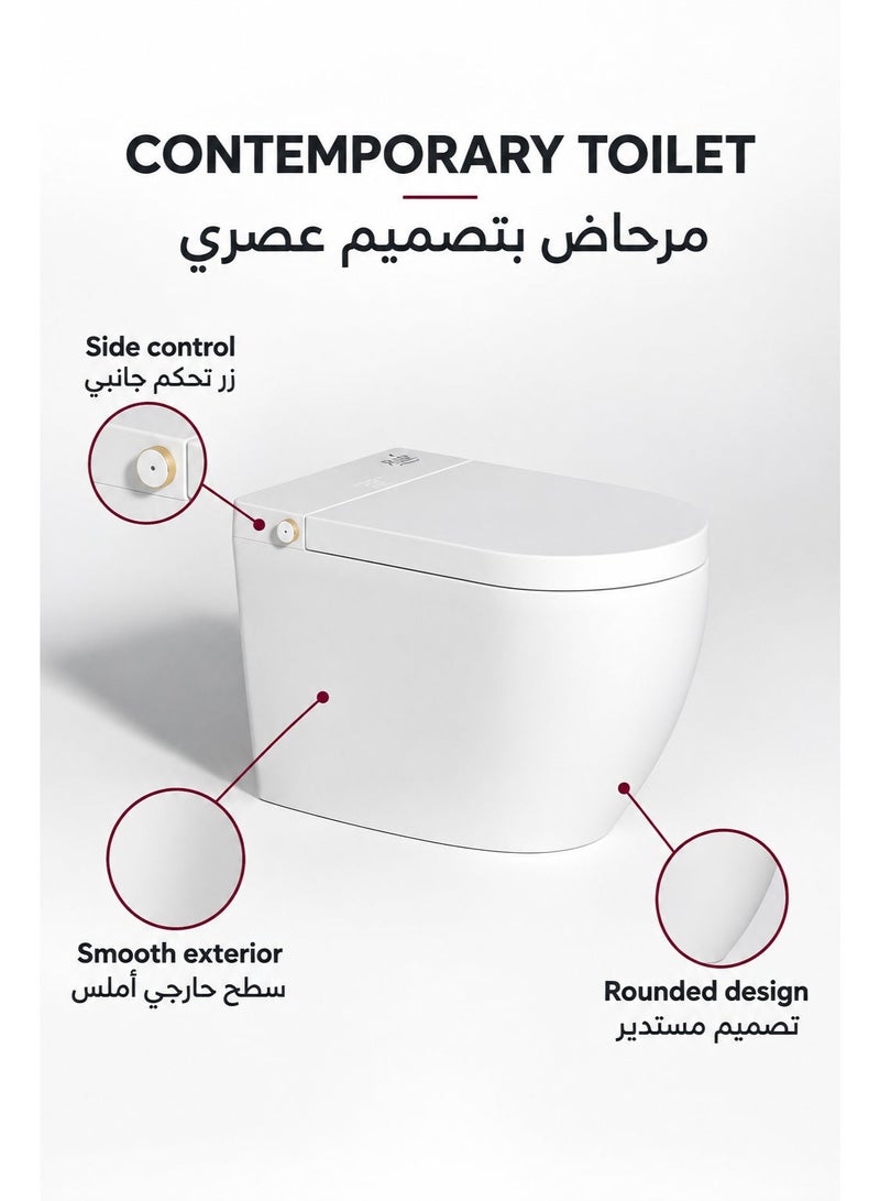 بيور PURE - مستدير مثبت على الأرض - مرحاض ذكي - M5 - Image 2