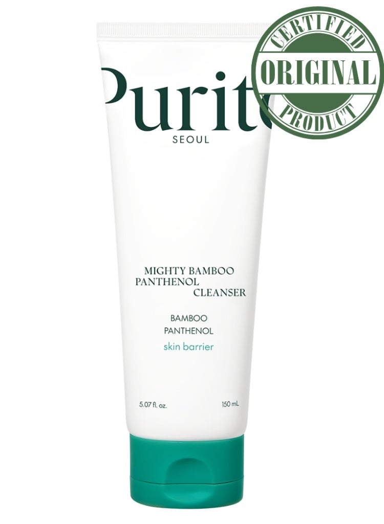 PURITO Dry & Sensitive Skin Cleanser – PURITO Mighty Bamboo Panthenol Cleanser for Deep Hydration & Strengthened Barrier - Image 1
