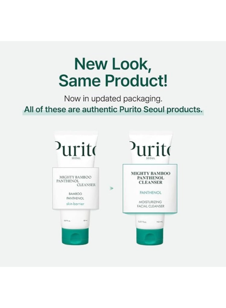 PURITO Dry & Sensitive Skin Cleanser – PURITO Mighty Bamboo Panthenol Cleanser for Deep Hydration & Strengthened Barrier - Image 5
