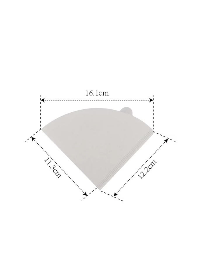 wncon Coffee Filter V60 with Natural White coffee Filter, Size V02 Best Coffee filters - Image 3