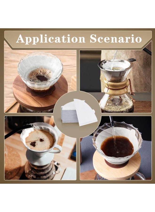 wncon Coffee Filter V60 with Natural White coffee Filter, Size V02 Best Coffee filters - Image 4