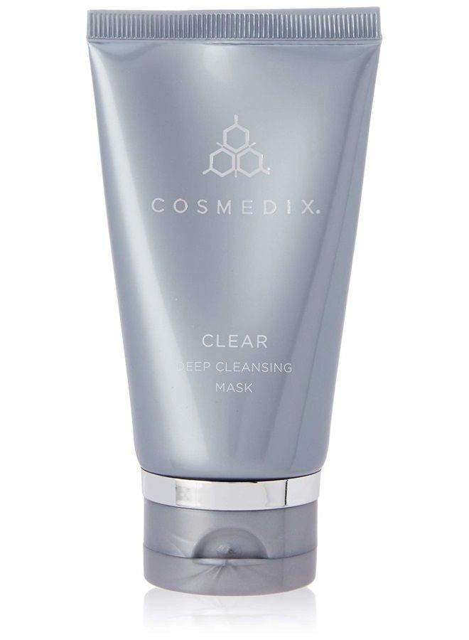 CosMedix Clear Deep Cleansing Mask, Helps Improve Skin Tone & Texture, Helps Unclog Pores & Reduce Redness, Tea Tree Oil & Kaolin Clay