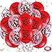 Wayyogh Red 15th Birthday Balloons for Boys Girls 18Pcs Red Happy 15th Birthday Decorations Balloons 15th Birthday Latex Balloons Confetti Balloons for 15 Years Old Birthday Anniversary Party Supplies Decor - Image 2