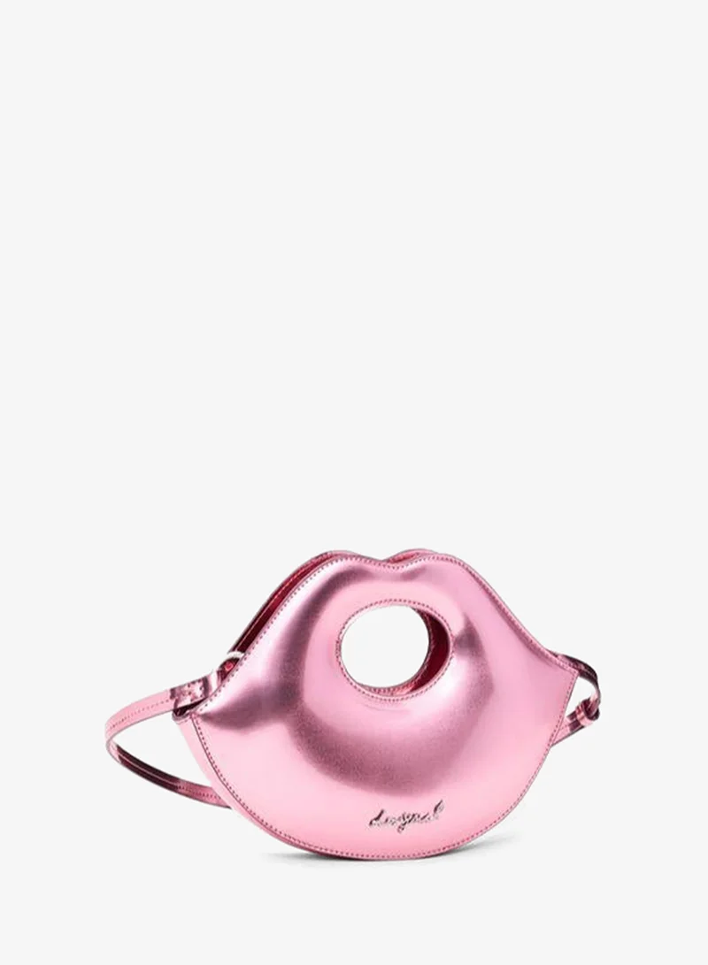 Desigual Pink Small lips bag for Women | Best Price UAE