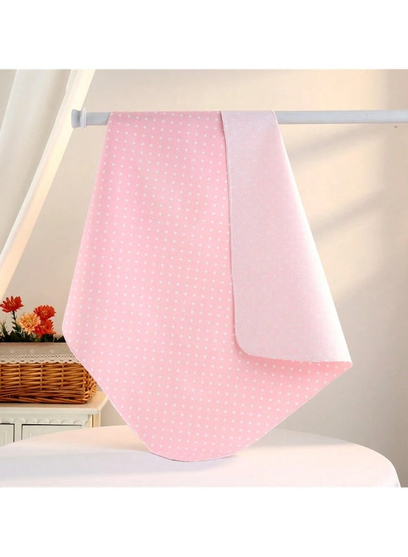 Kisunya Swaddle Blanket - 4pcs Baby Pink Swaddle Blanket Set – Soft Cotton Newborn Swaddles with Simple Love-Themed Designs, Lightweight and Breathable Baby Wraps, Ideal for Girls, Valentine's Day, Sleeping, Cuddling, and Baby Shower Gifts - Image 4