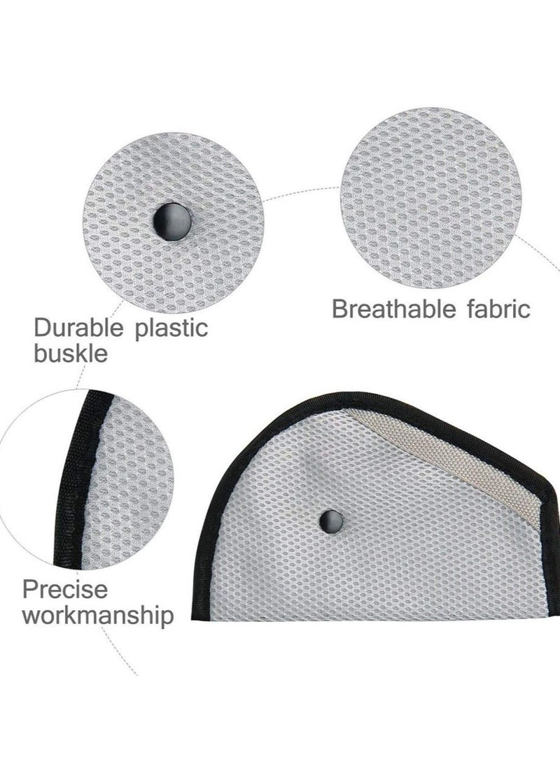 SYOSI Seat Belt Adjuster and Neck Support Pillow for Kids, Car Strap Cushion Pads for Comfortable Travel for Children and Adults - Image 4