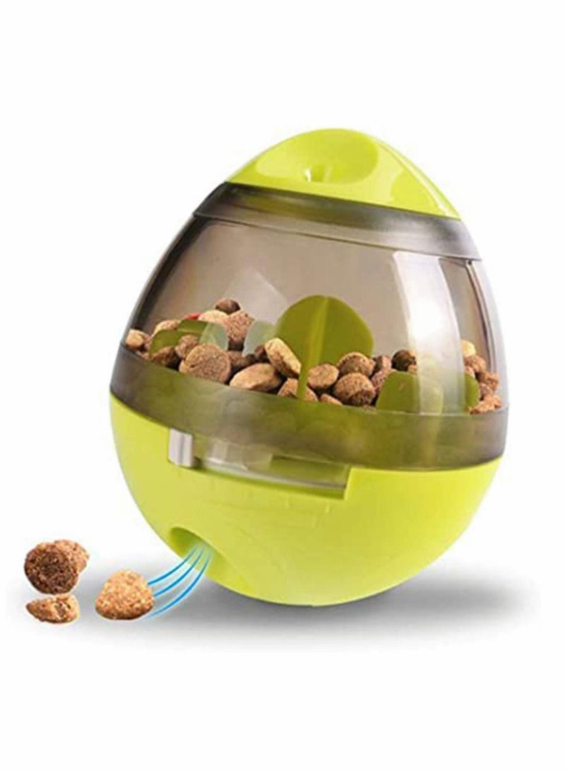 Y&D Pet Treat Dispensing Dog Toy - Ball with Food Dispenser and Interactive Toys Funny IQ for Small Medium Pets, Fun Treat Smart Puzzle (Green)  - Image 1