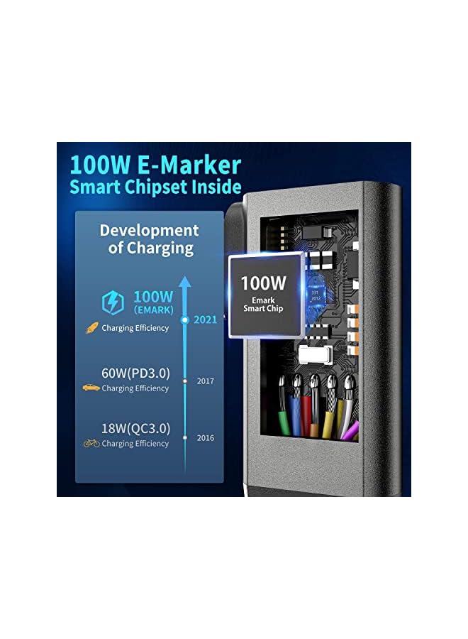 KASTWAVE Right Angle Usb C Extension Cable Usb C To Usb C 0.5M Male Female Angle Cable Usb C Data Cable Usb 3.2 Gen 2 10Gbps Data Transfer Usb C 100W Cable 4K 60Hz Usb C Dilay Cable - Image 4