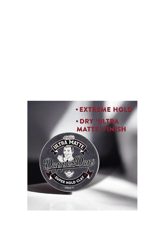 Dapper Dan ultra matte super hold clay 100ml - Image 5