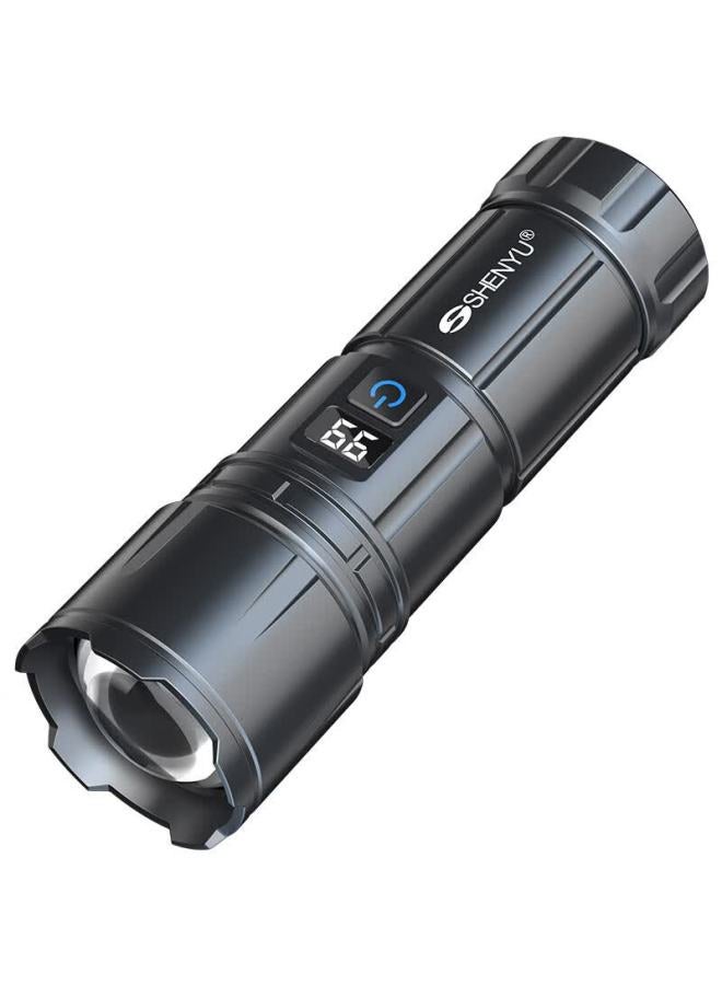Shenyu High-power Flashlight Zoomable Ultra-bright Long-range Long-lasting Outdoor Survival Military Outdoor Cycling Special Lamp 200000 Lumens - Image 3