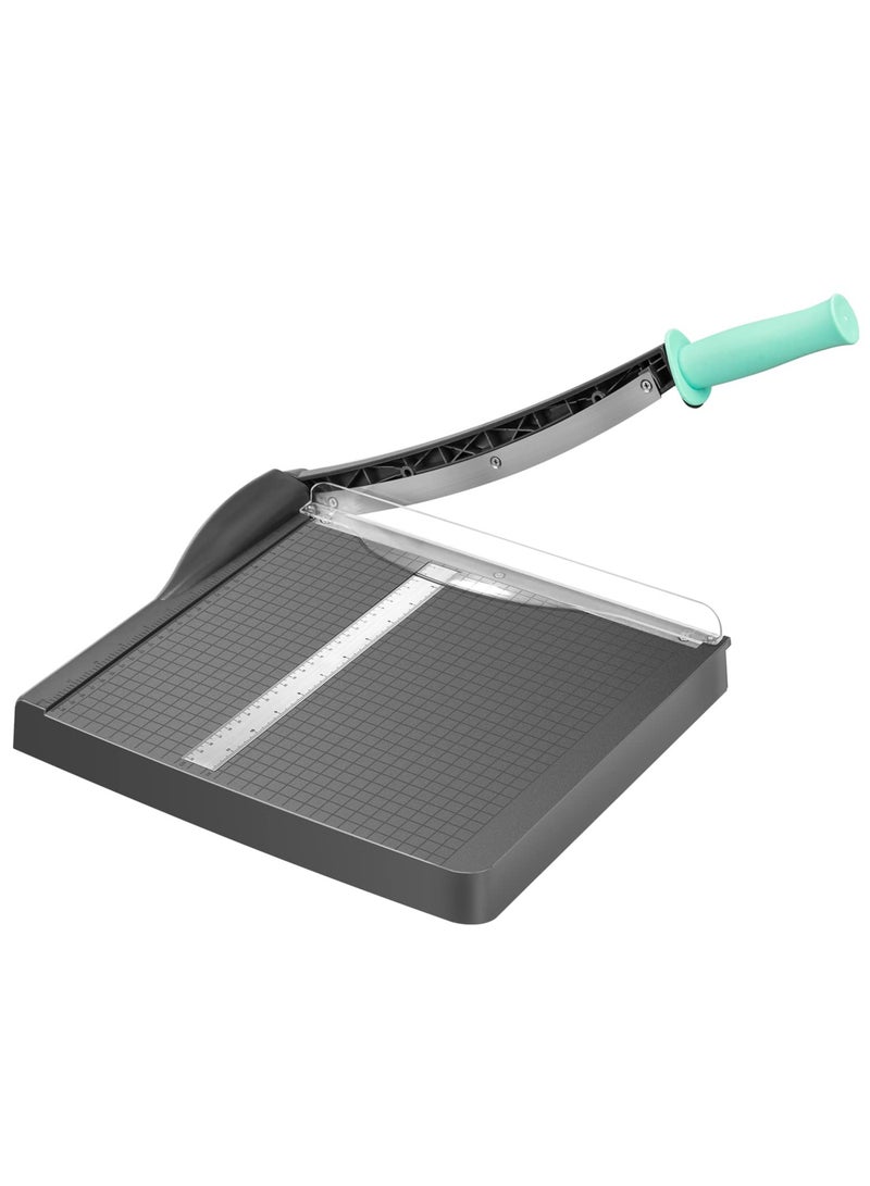 Heavy Duty 12" Paper Cutter & Trimmer - Ideal for Office, Home & School, Perfect for Cardstock & Photo Cutting - Image 1