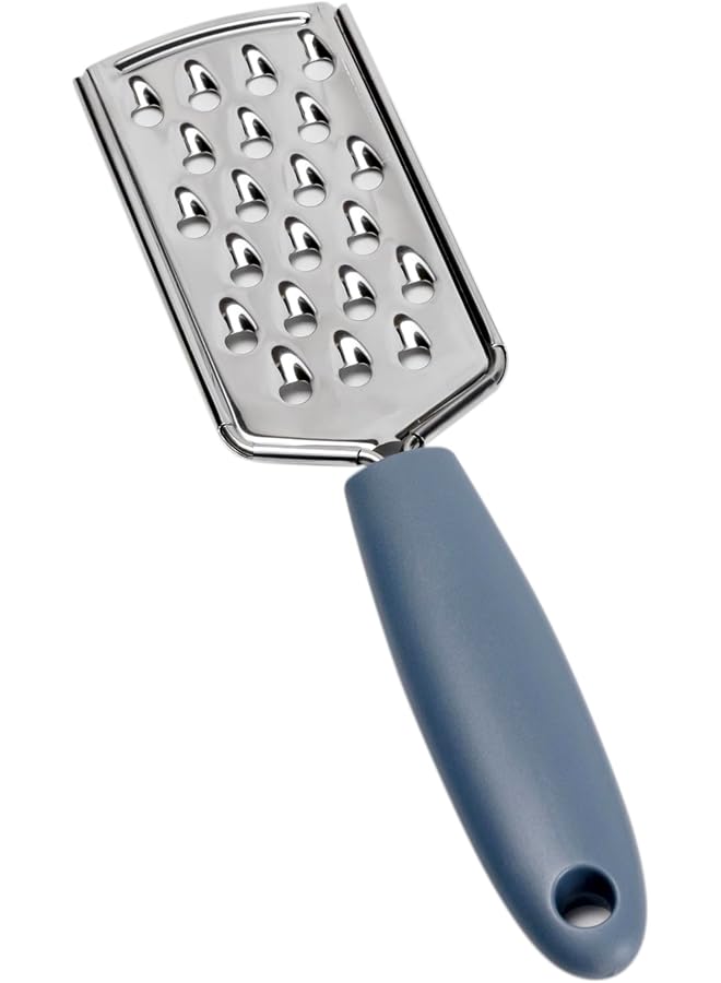 كويزين أرت مبشرة يدوية من الفولاذ المقاوم للصدأ مقاس 8.5 سم، أداة مطبخ صغيرة ومتعددة الاستخدامات، لينش بلو