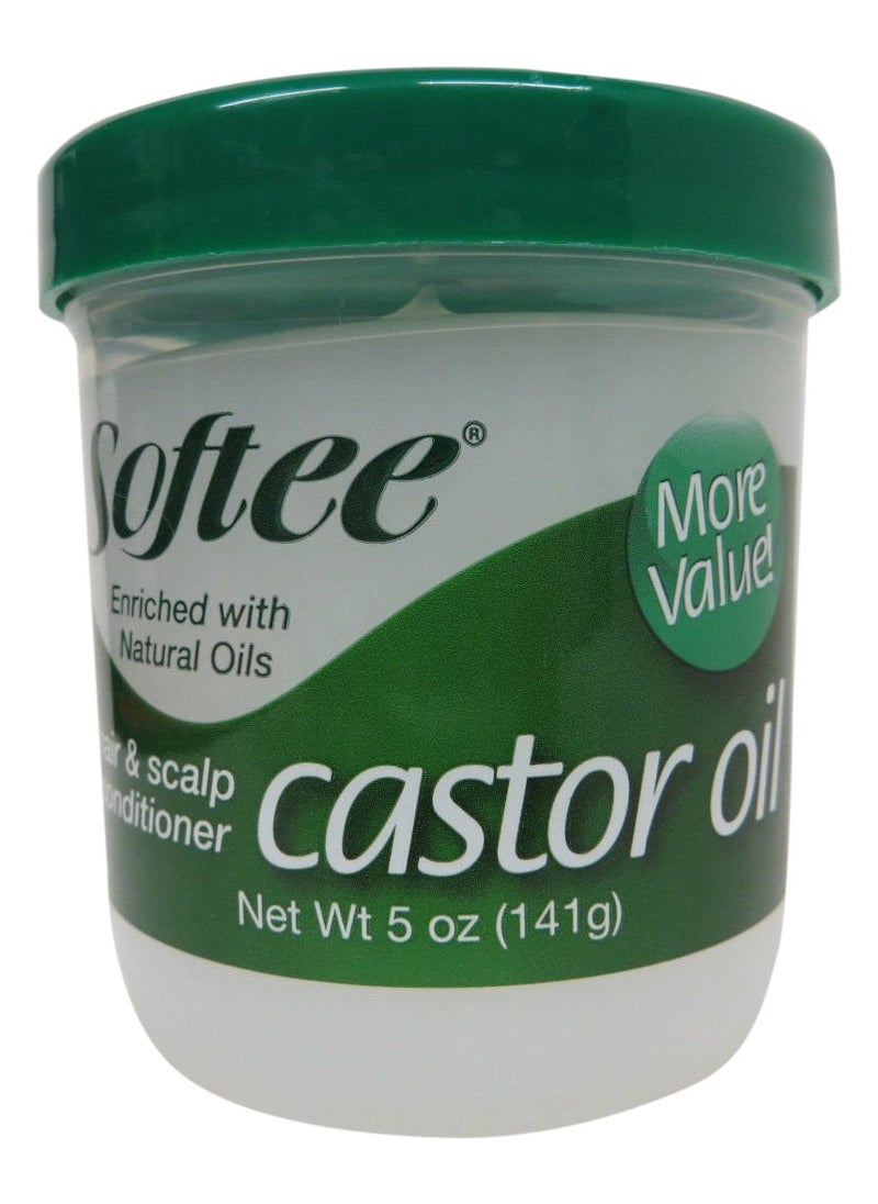 Softee Softee Castor Oil Hair  Scalp Conditioner 5 Ounce 