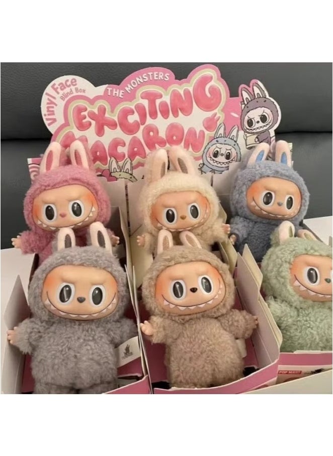 LABUBU Labubu Generation I Heart Macaron Vinyl Face Blind Box Plush Doll Toy Ornament  - Image 2
