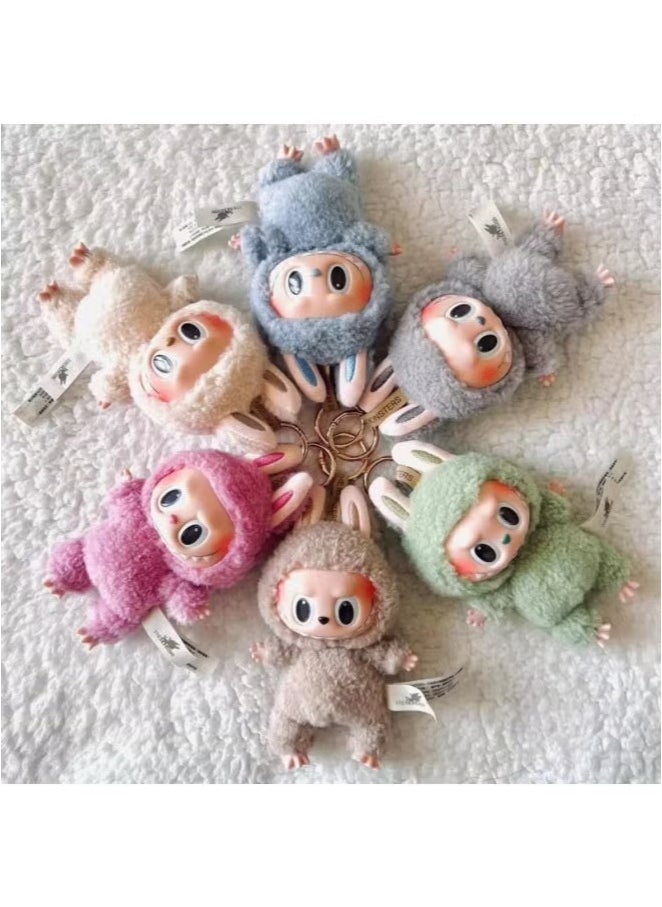 LABUBU Labubu Generation I Heart Macaron Vinyl Face Blind Box Plush Doll Toy Ornament  - Image 3