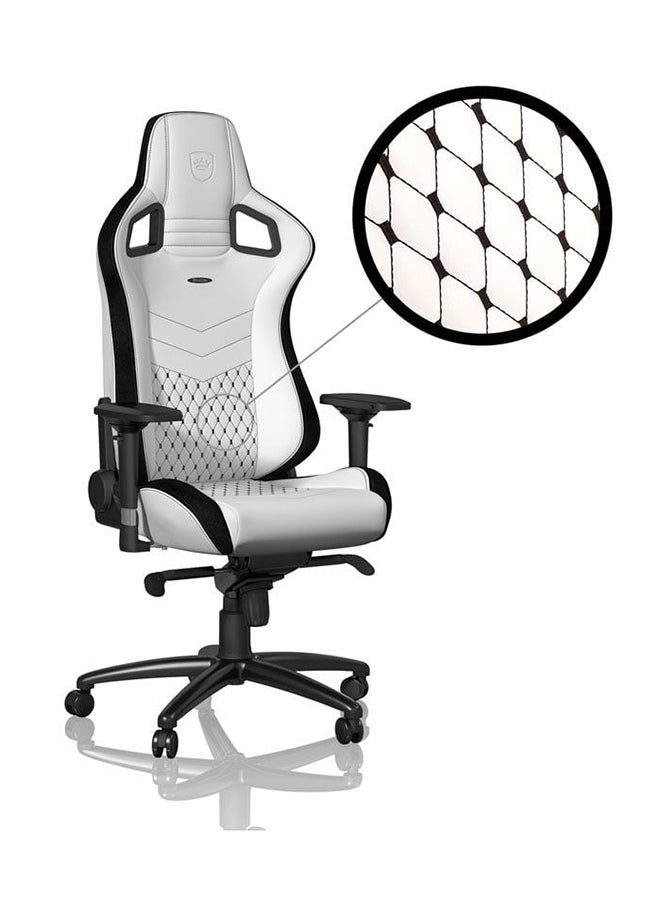 نوبل_شيرز كرسي الألعاب الأبيض من سلسلة EPIC من Noblechairs - Image 2