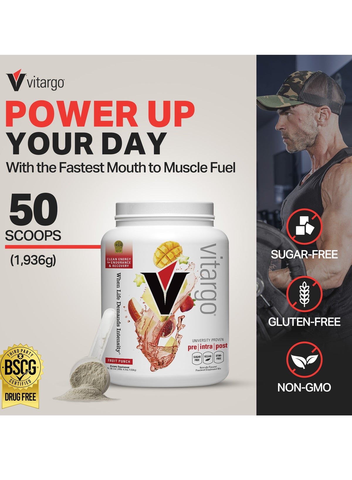 Vitargo 50 Servings-Fruit Punch 4Lb 4.3Oz (1927G)