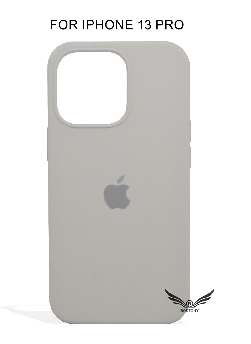 BORTONY - Slim Full Body Stylish Silicone Protective Case Cover  for Apple iPhone 13 Pro - Image 1