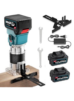 KROST KROST PRO Series Cordless Palm Router Wood Trimmer 21V37V Max Brushless Wood Trimmer for 14 Router Bits 6 Variable Speeds Specially Designed for Wood Working  - Image 1