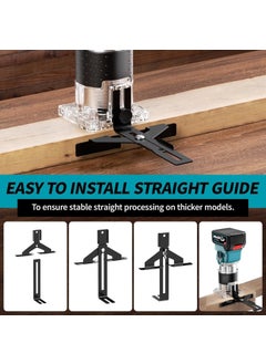 KROST KROST PRO Series Cordless Palm Router Wood Trimmer 21V37V Max Brushless Wood Trimmer for 14 Router Bits 6 Variable Speeds Specially Designed for Wood Working  - Image 5