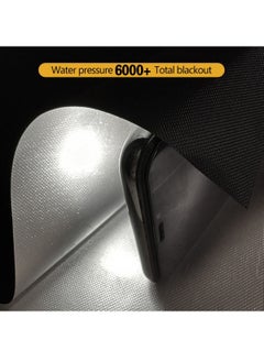 ULHYC Portable Blackout Curtains With Self  Adhesive Fasteners For Bedroom Nursery and Attic Blackout Curtains Length 100 cm Width 145 cm  - Image 5