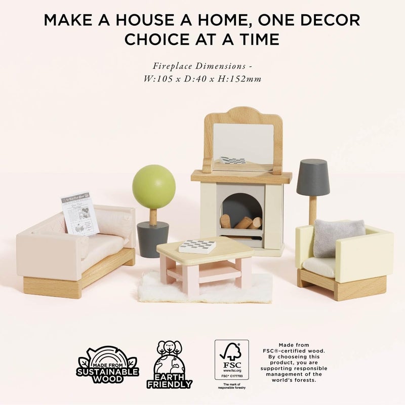 Le Toy Van Daisylane Sitting Room Dollhouse Furniture (ME058) - Image 4