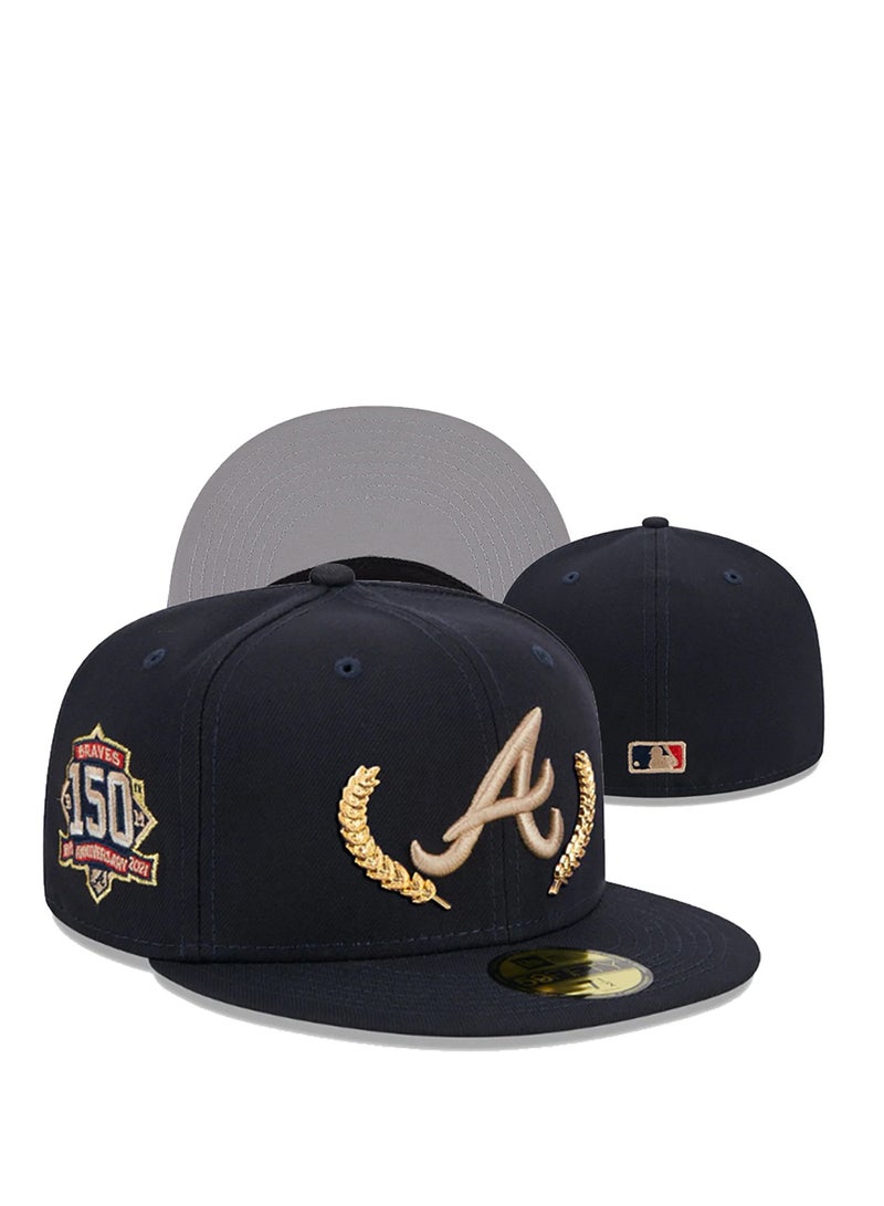 NEW ERA Atlanta Braves 150th Anniversary Commemorative Fitted Cap-55.8cm 